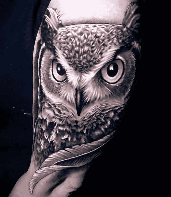 Owl Tattoo Figure