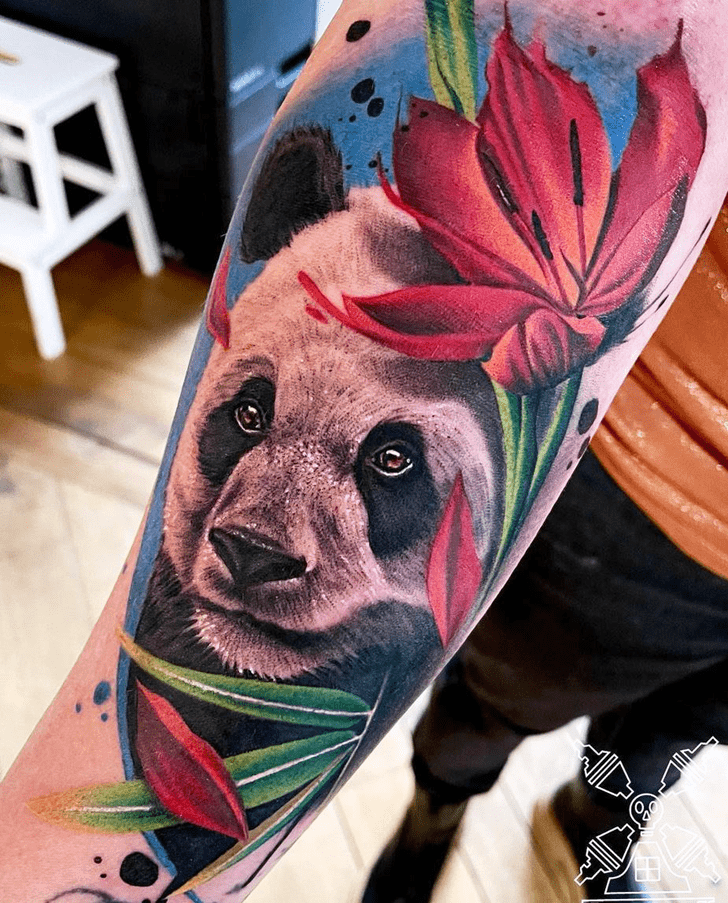 Panda Tattoo Portrait