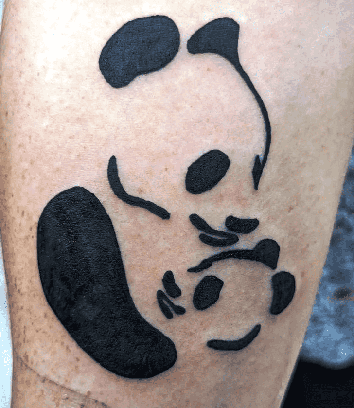 Panda Tattoo Shot