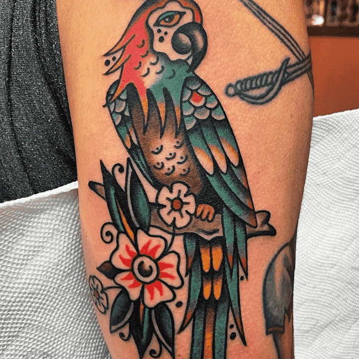 Parrot Tattoo Design Image
