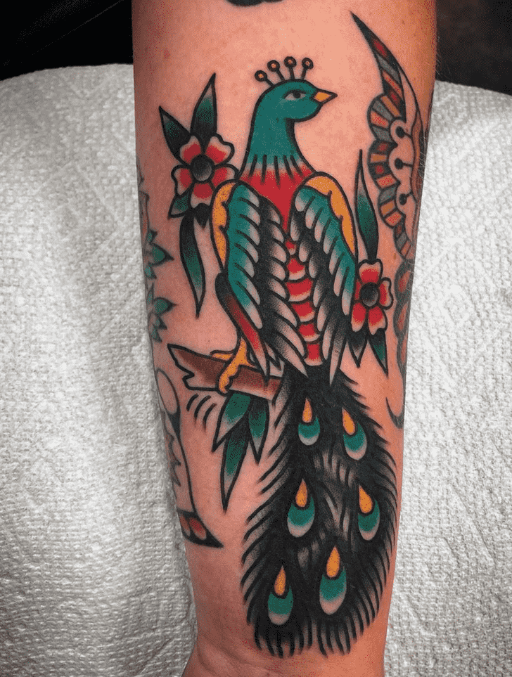 Peacock Tattoo Figure