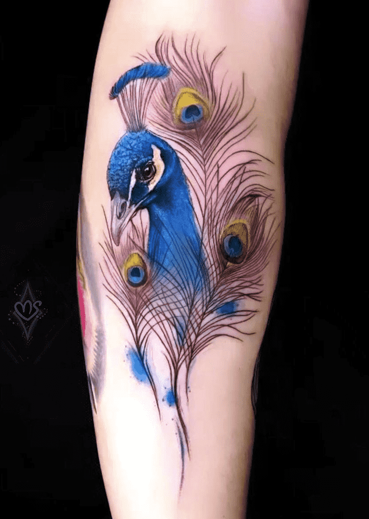 Peacock Tattoo Photo