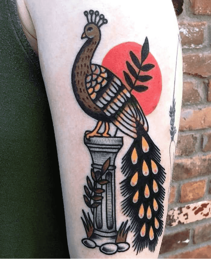 Peacock Tattoo Portrait