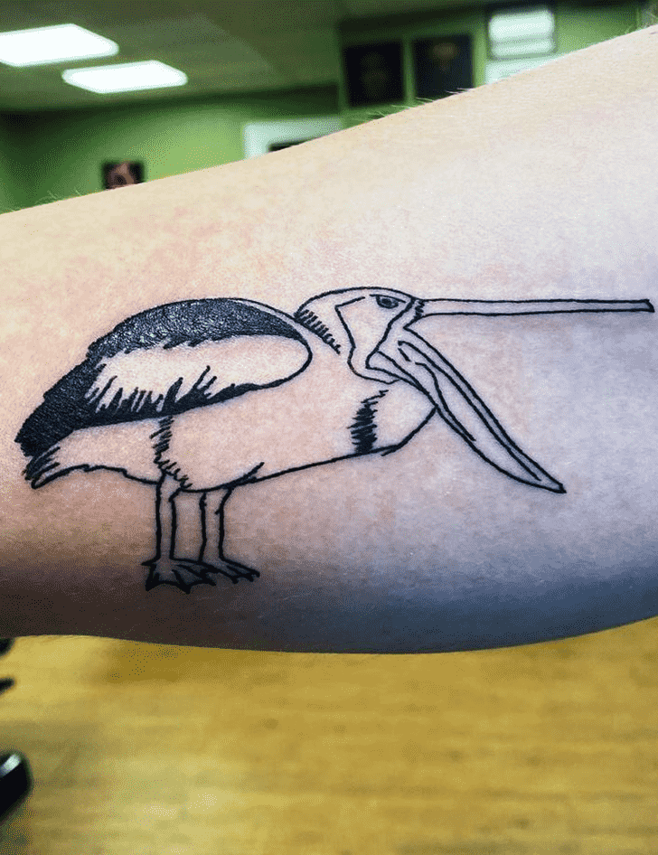 Pelican Tattoo Figure