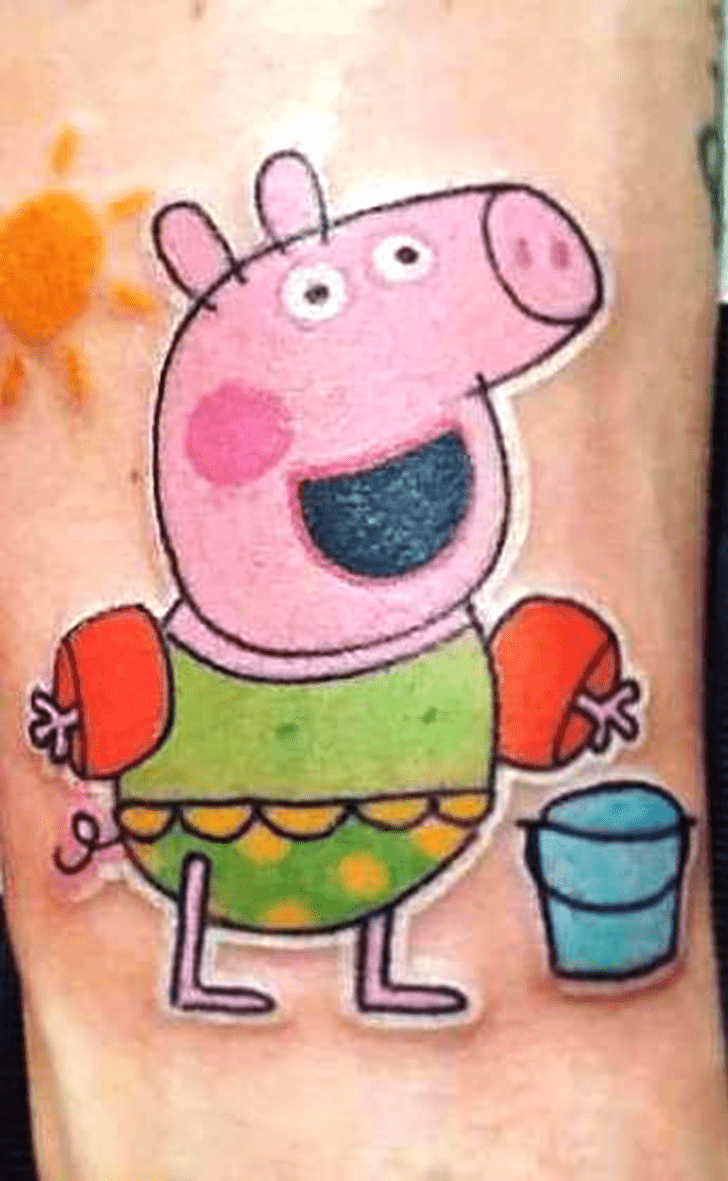 Peppa Pig Tattoo Portrait