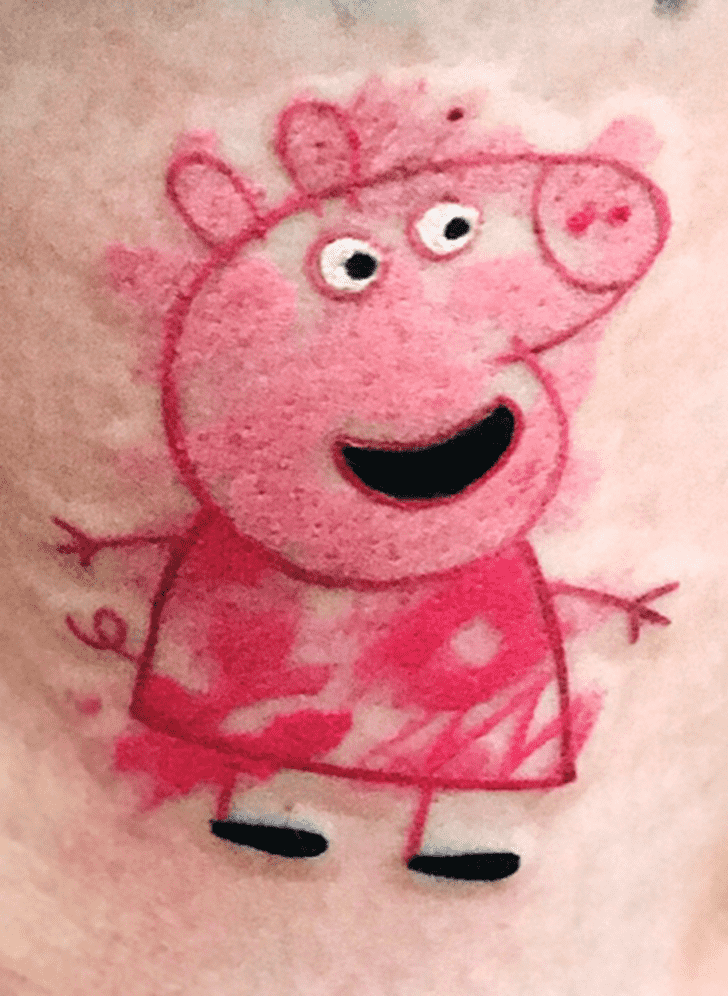 Peppa Pig Tattoo Shot