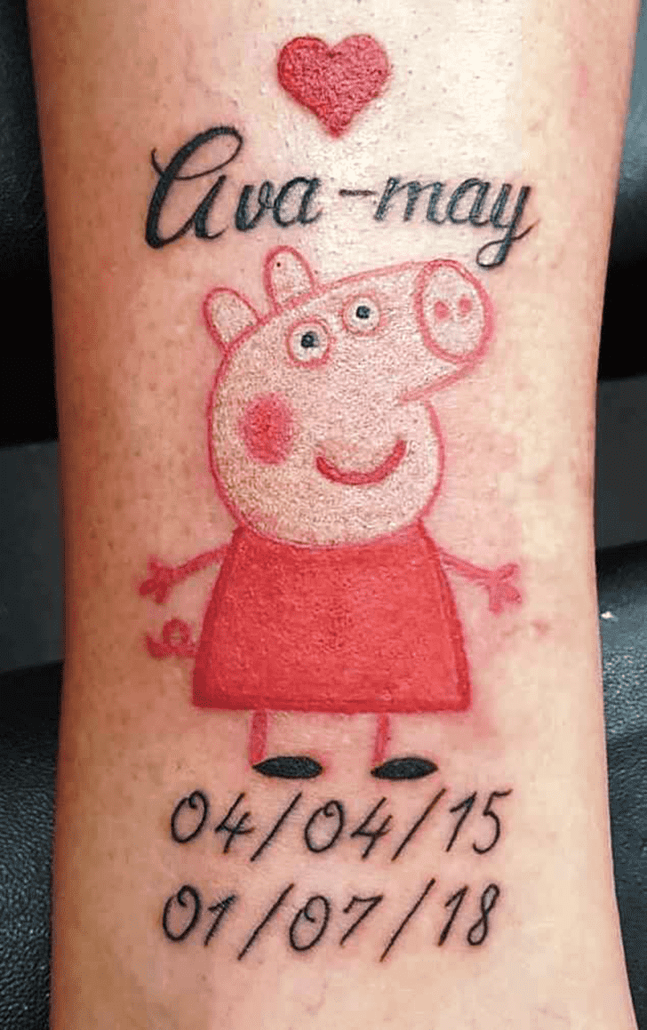Peppa Pig Tattoo Photograph