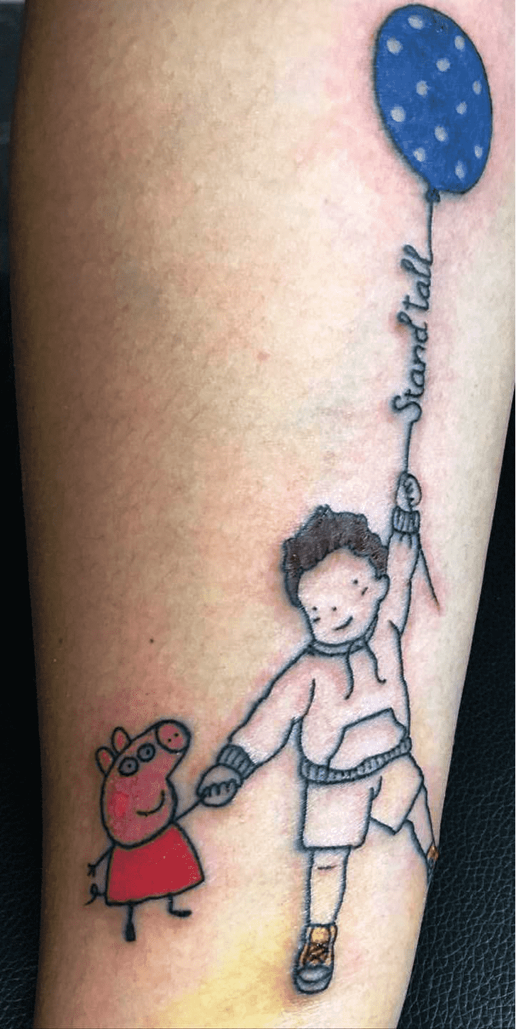 Peppa Pig Tattoo Portrait