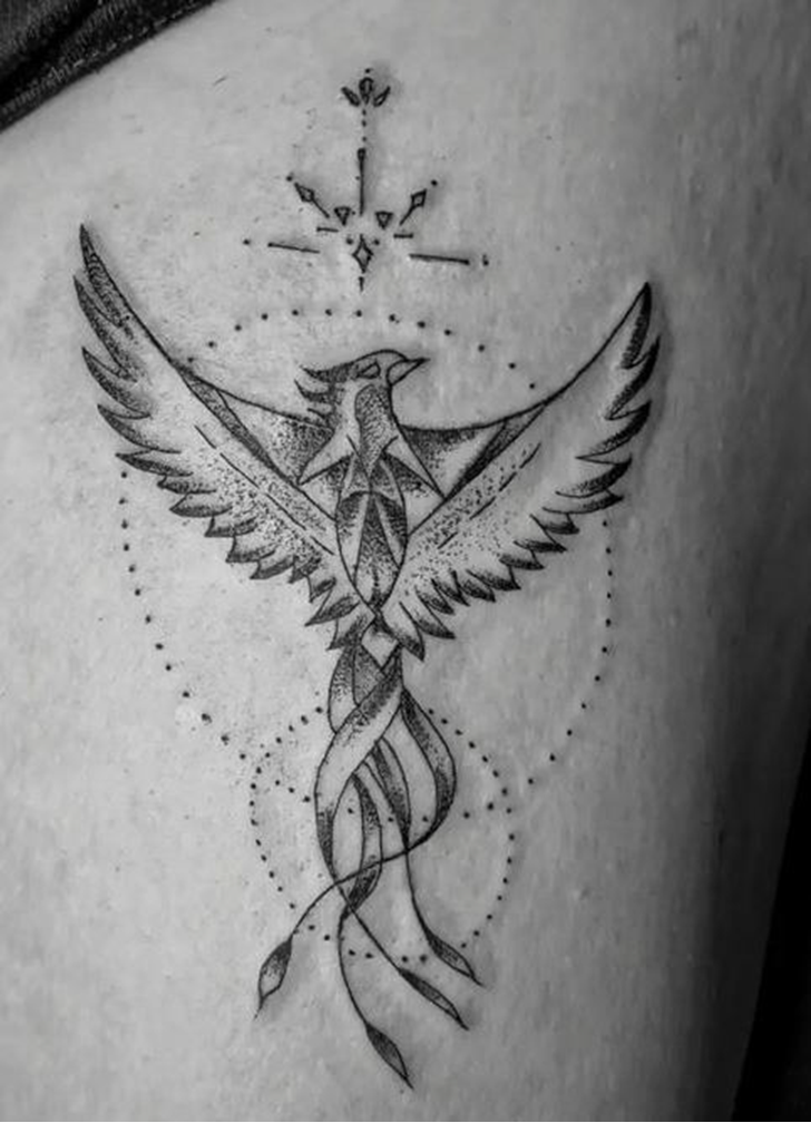 Phoenix Bird Tattoo Picture