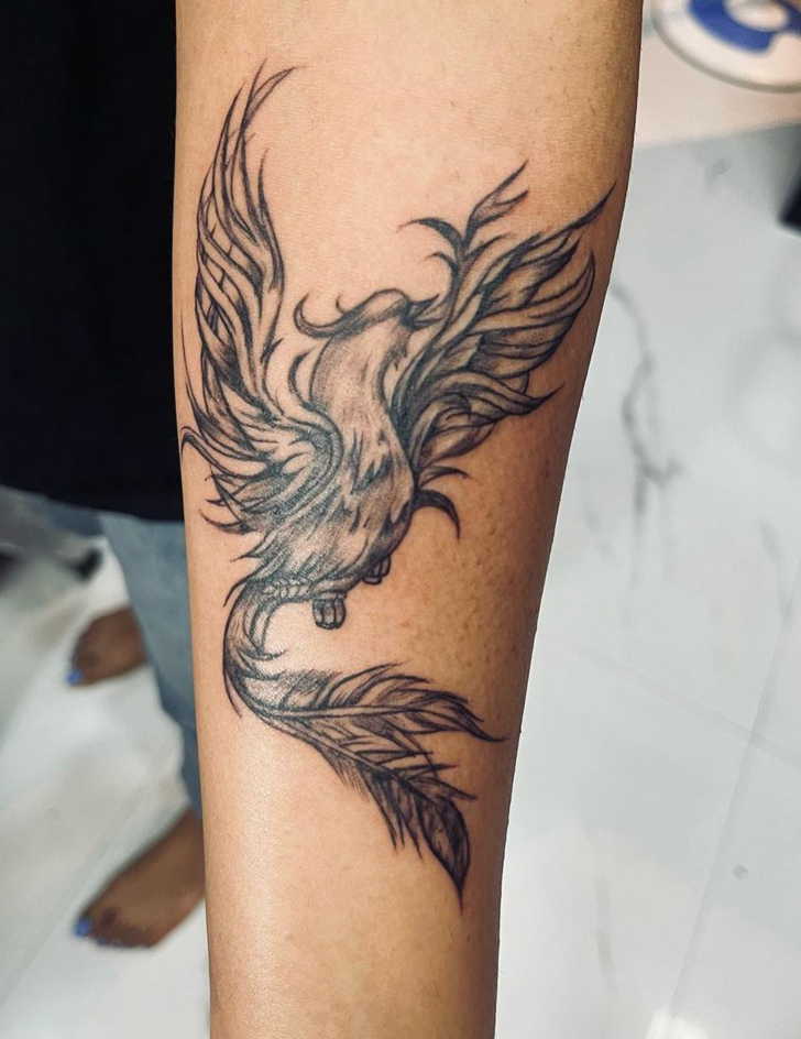 Phoenix Bird Tattoo Photos