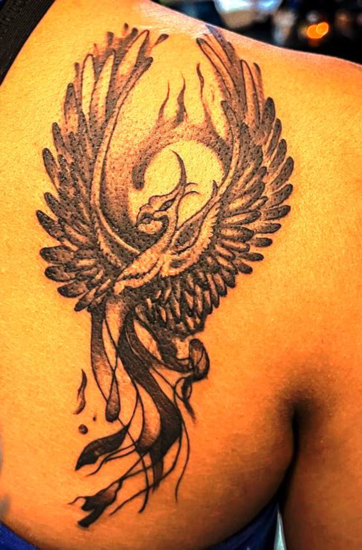 Phoenix Bird Tattoo Design Image