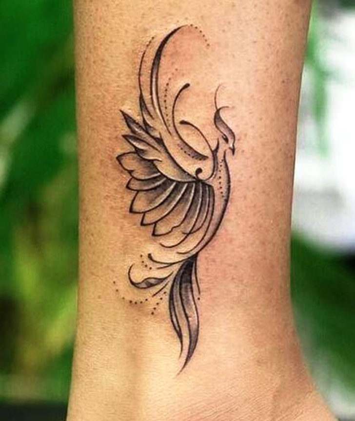 Phoenix Bird Tattoo Snapshot