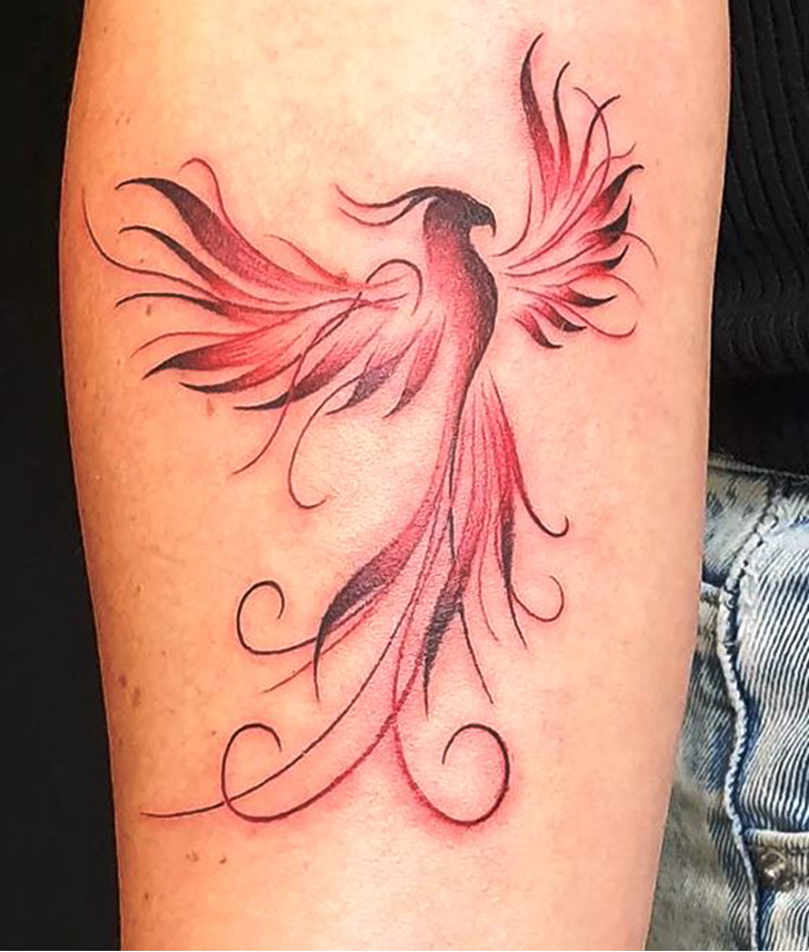 Phoenix Bird Tattoo Photo