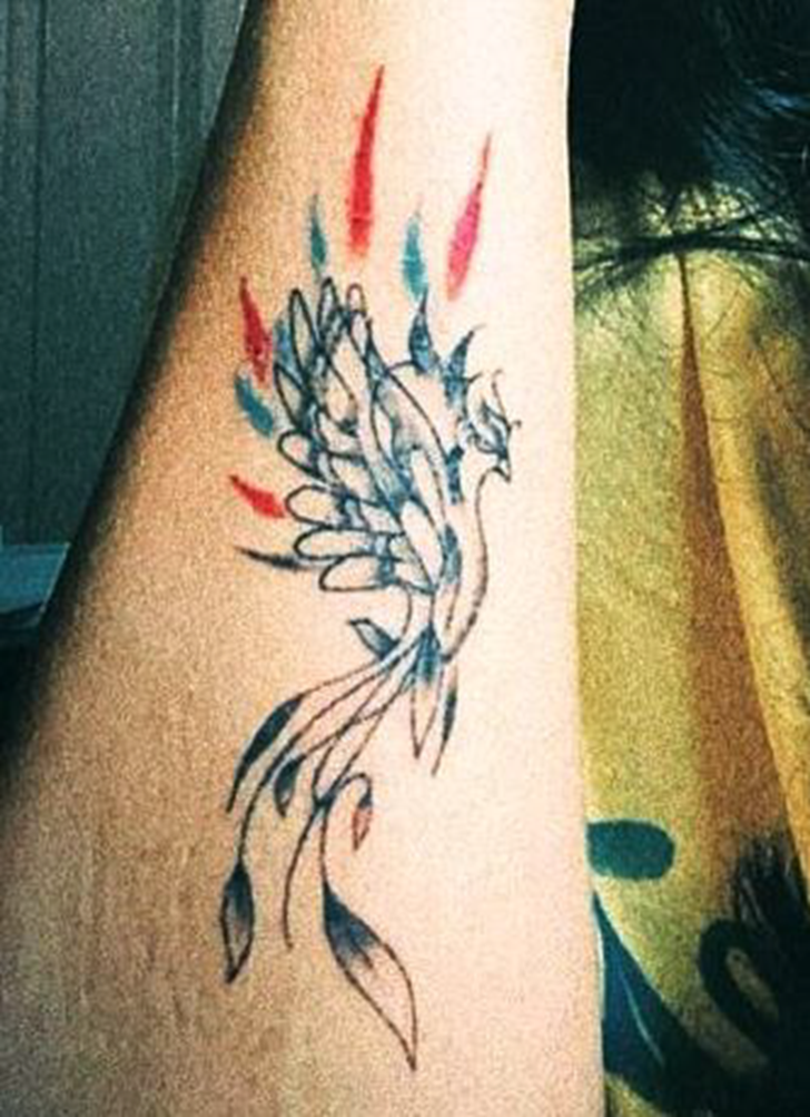 Phoenix Bird Tattoo Snapshot