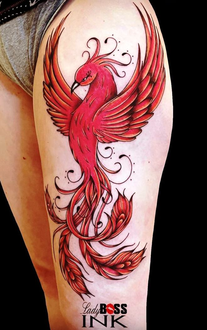 Phoenix Bird Tattoo Ink