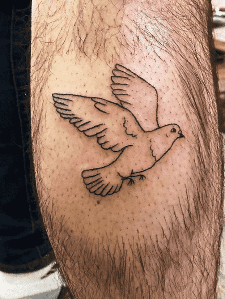 Pigeon Tattoo Shot