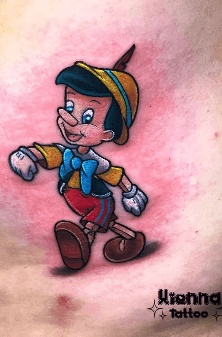 Pinocchio Tattoo Shot