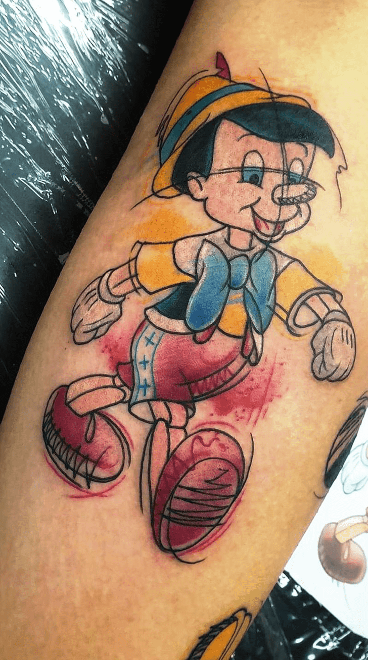 Pinocchio Tattoo Figure