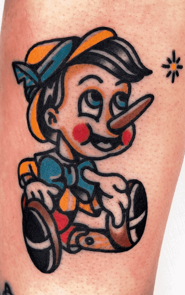 Pinocchio Tattoo Portrait