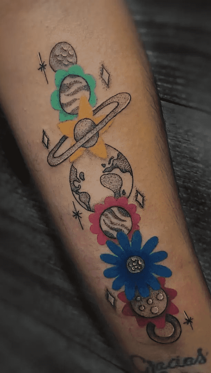 Planets Tattoo Picture