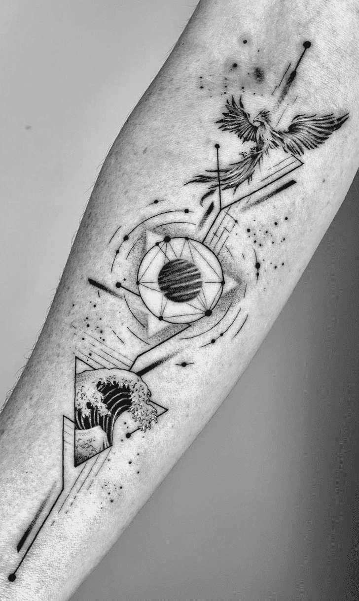 Planets Tattoo Design Image