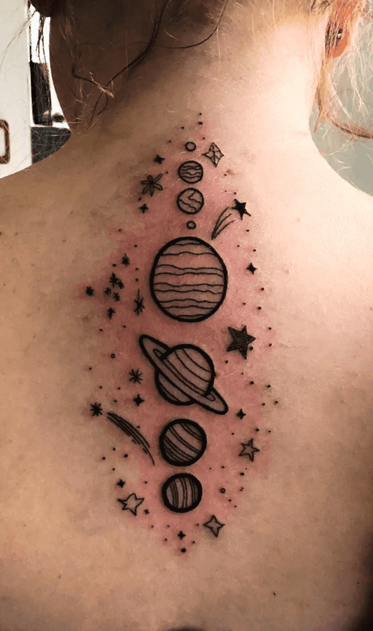 Planets Tattoo Portrait
