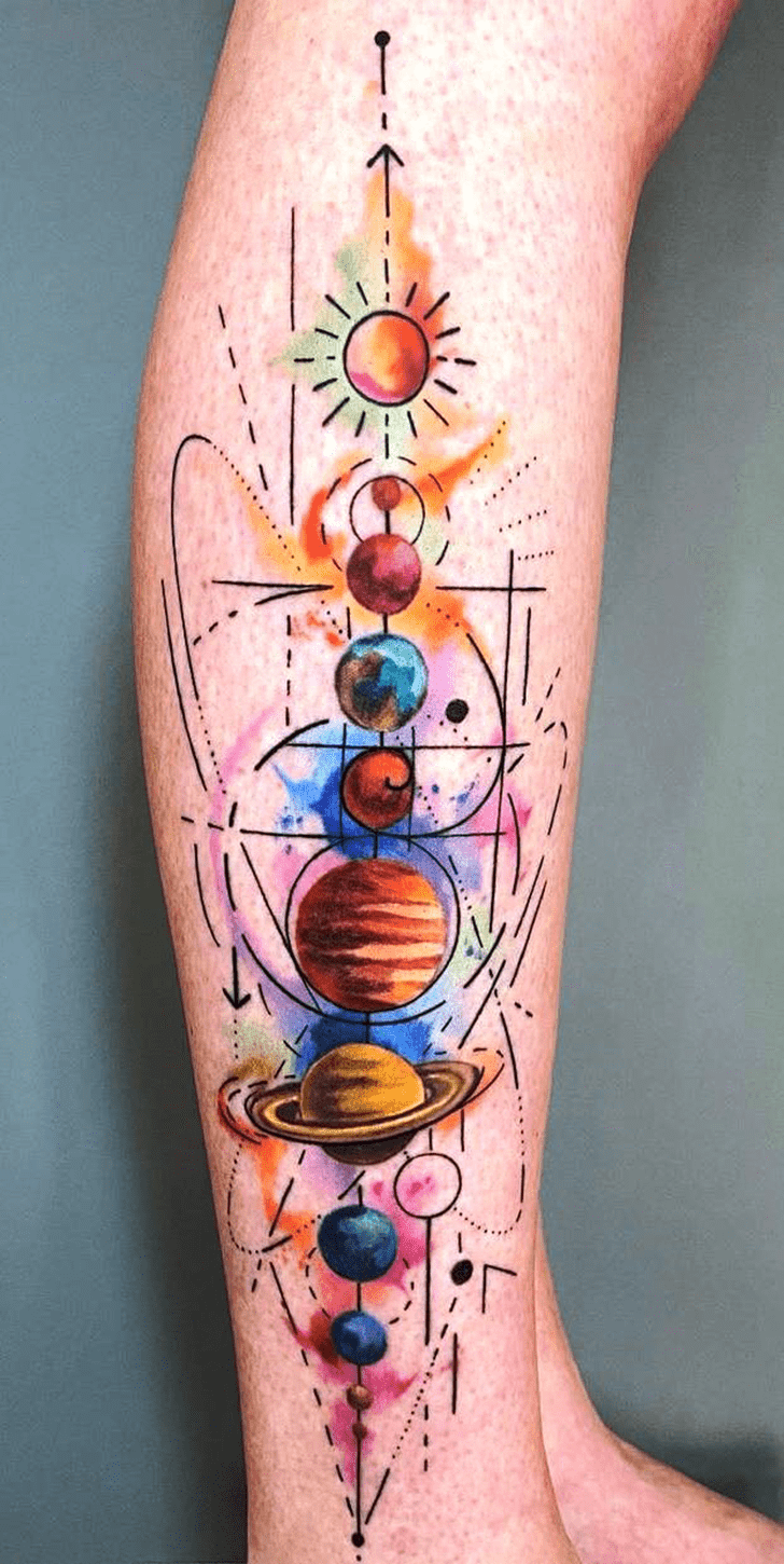 Planets Tattoo Shot
