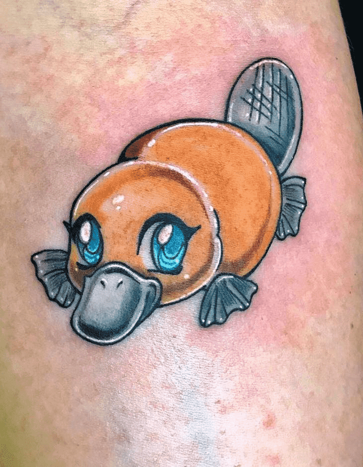 Platypus Tattoo Portrait