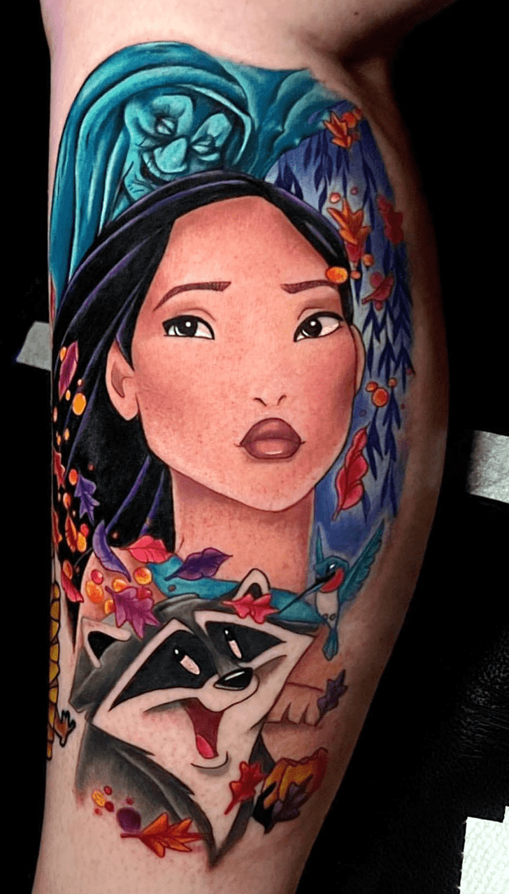 Pocahontas Tattoo Shot