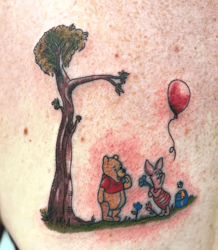 Pooh Tattoo Figure