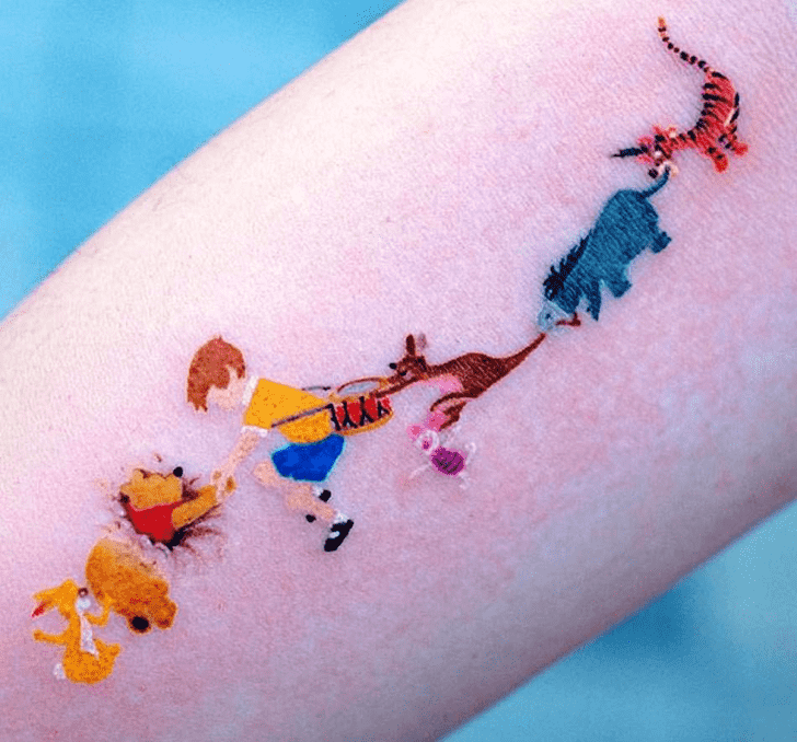 Pooh Tattoo Design Image