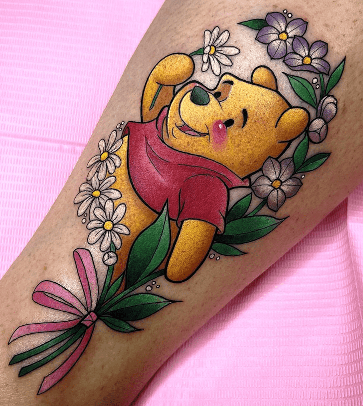 Pooh Tattoo Design Image