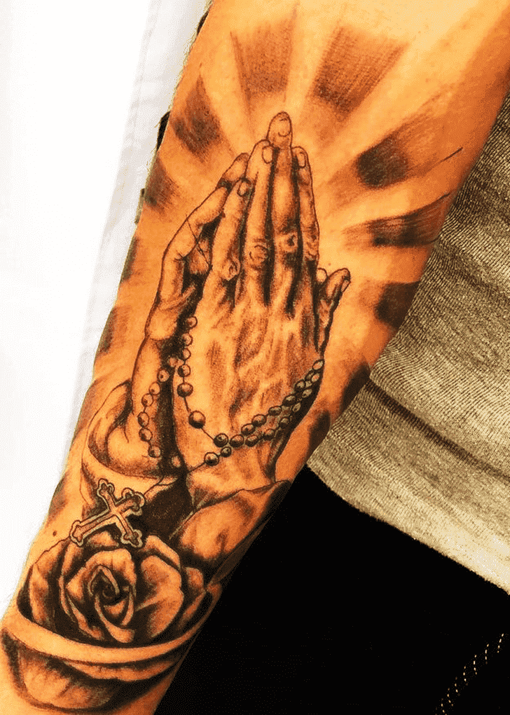 Praying Hands Tattoo Picture