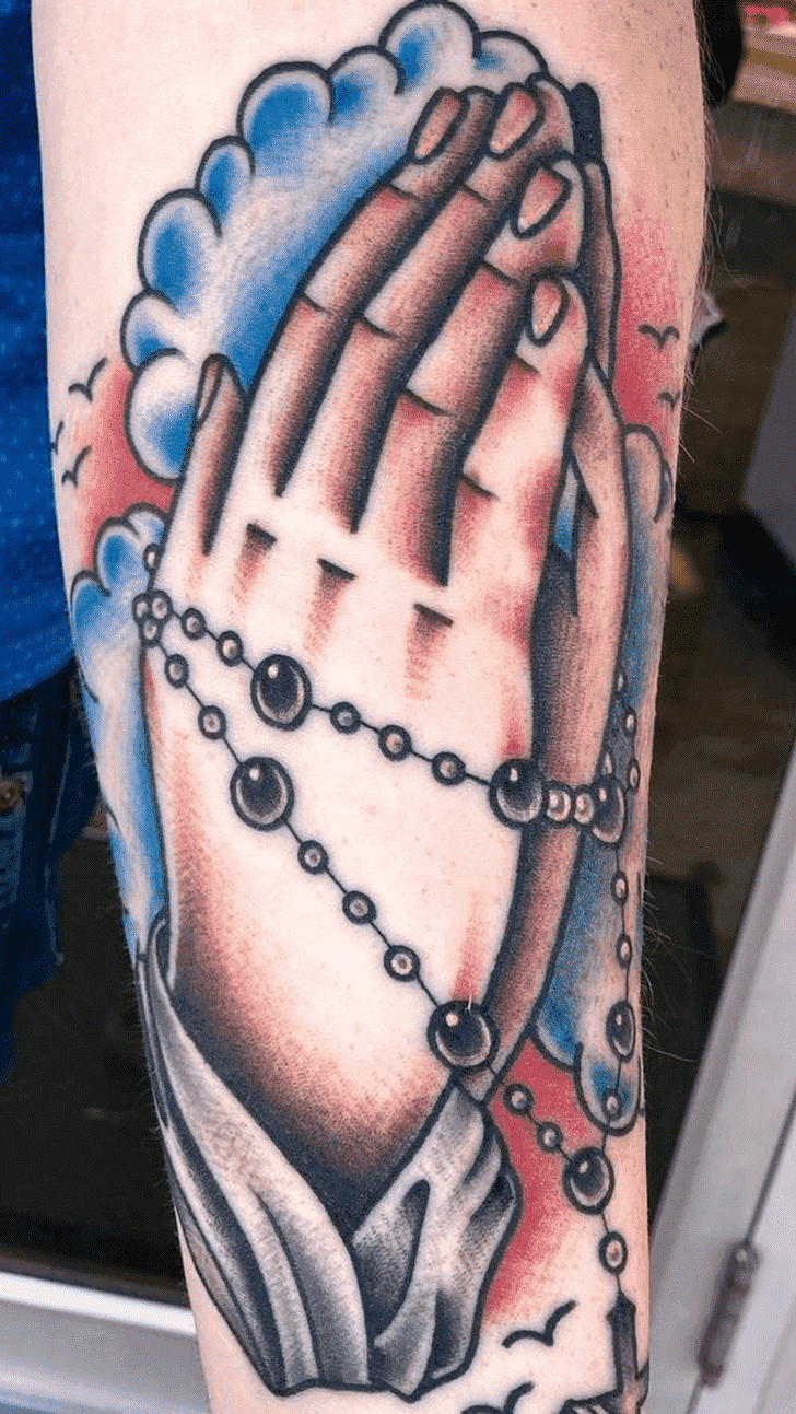 Praying Hands Tattoo Snapshot