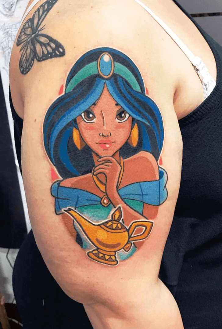 Princess Jasmine Tattoo Shot