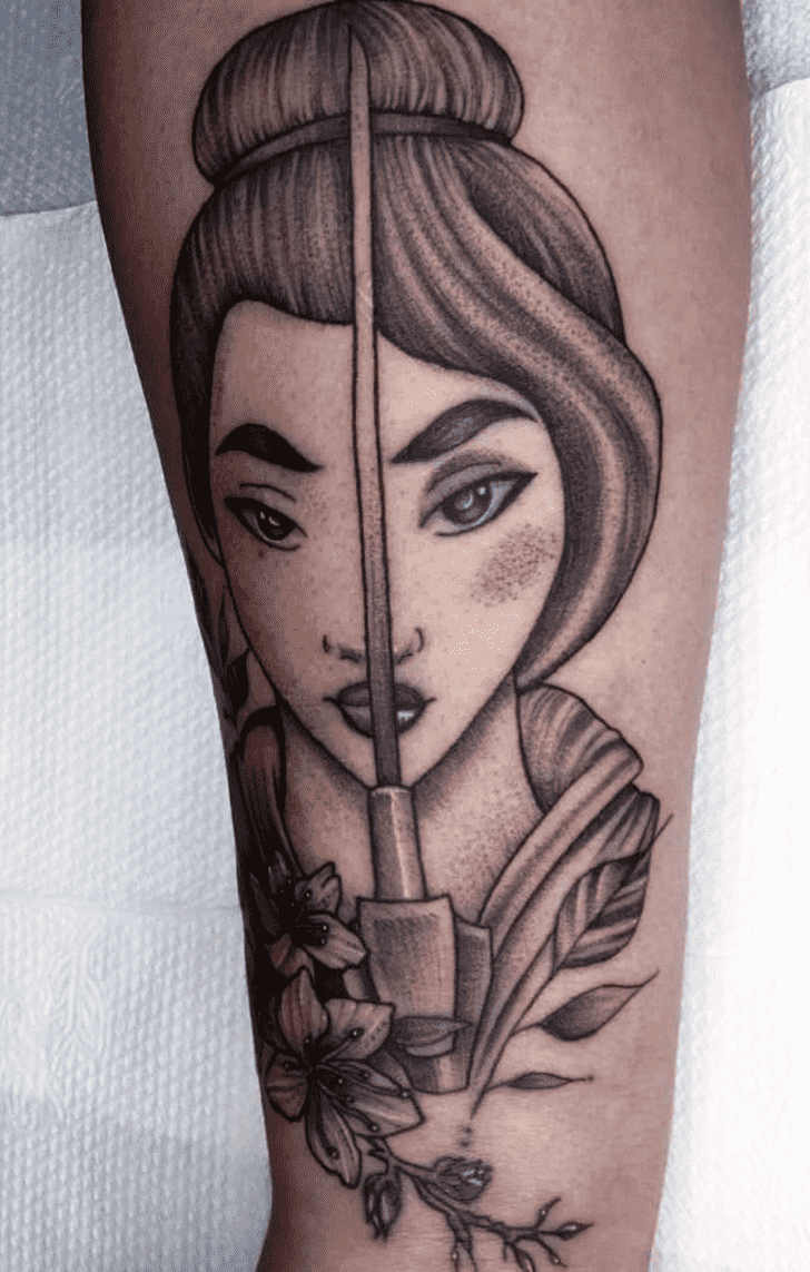 Princess Mulan Tattoo Snapshot