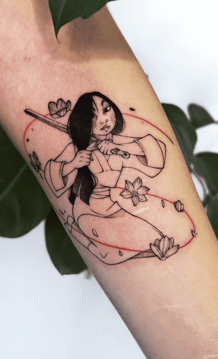 Princess Mulan Tattoo Ink