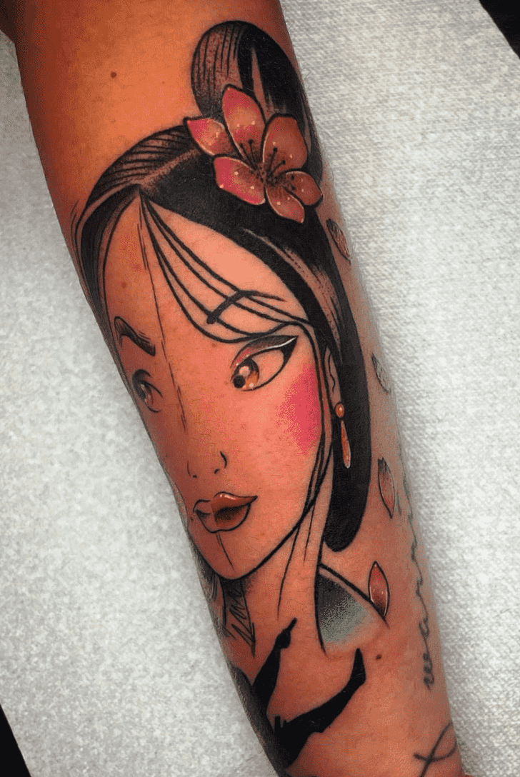 Princess Mulan Tattoo Shot
