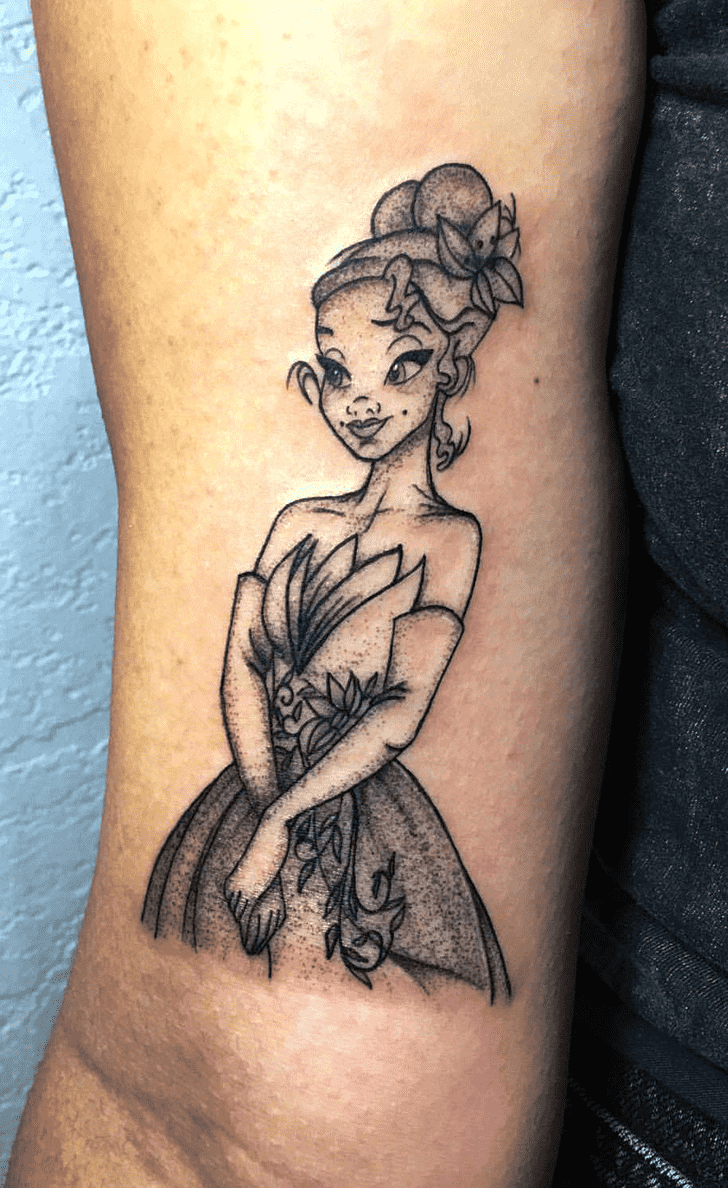 Princess Tiana Tattoo Portrait