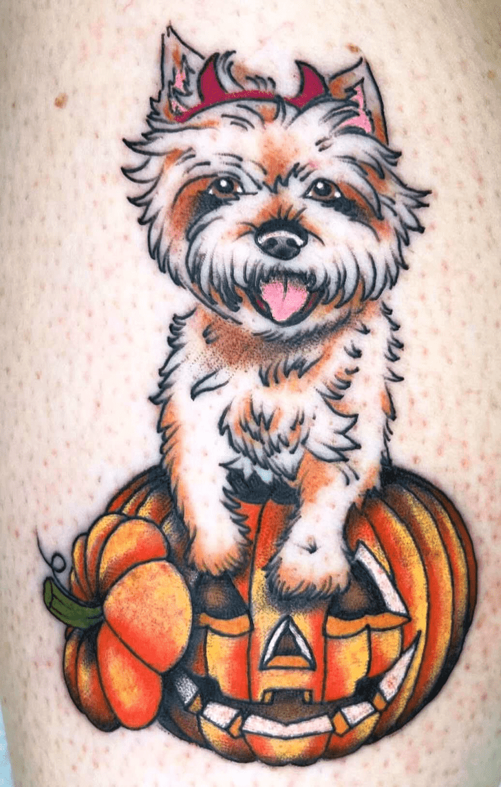 Pumpkin Tattoo Ink