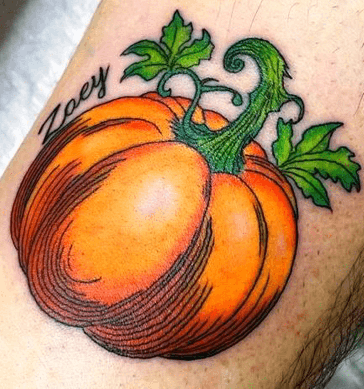 Pumpkin Tattoo Photograph