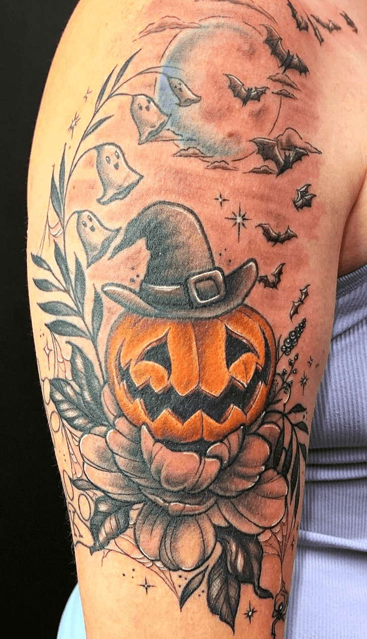 Pumpkin Tattoo Ink