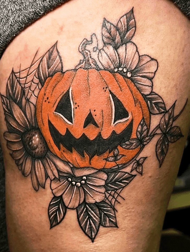 Pumpkin Tattoo Portrait
