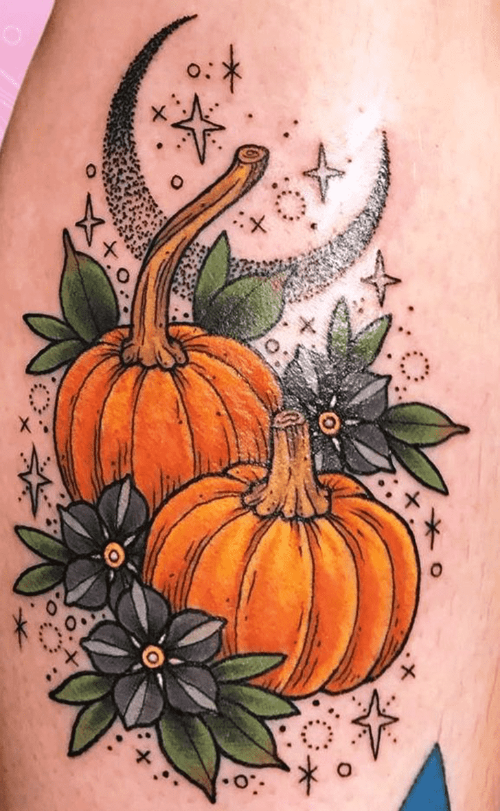 Pumpkin Tattoo Shot