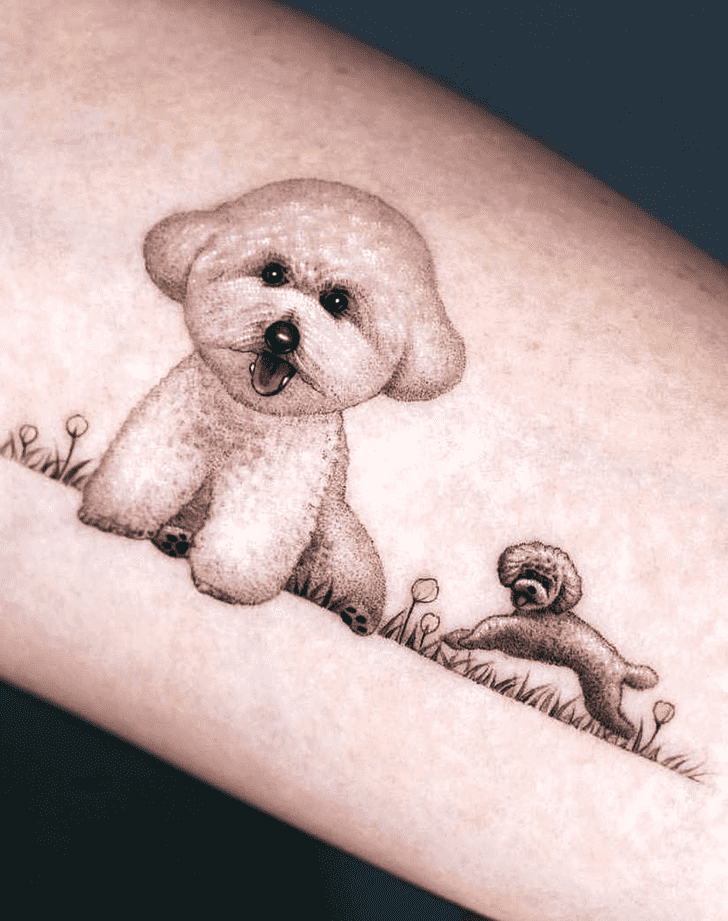 Puppy Tattoo Shot