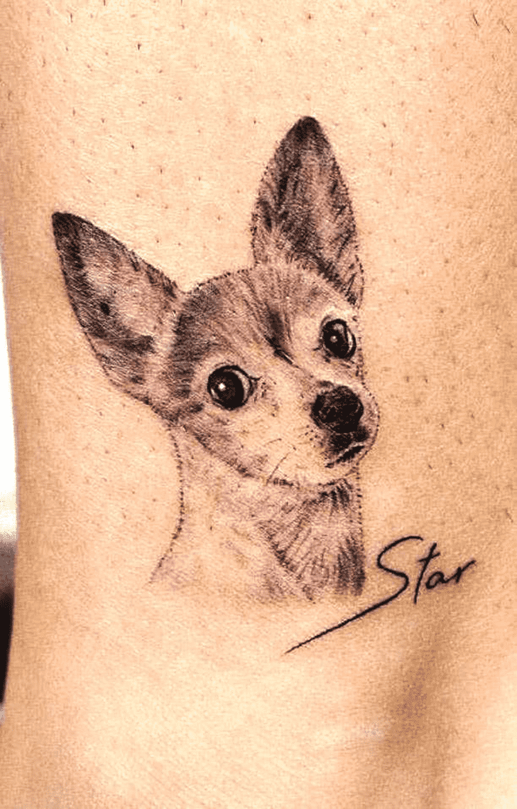 Puppy Tattoo Figure