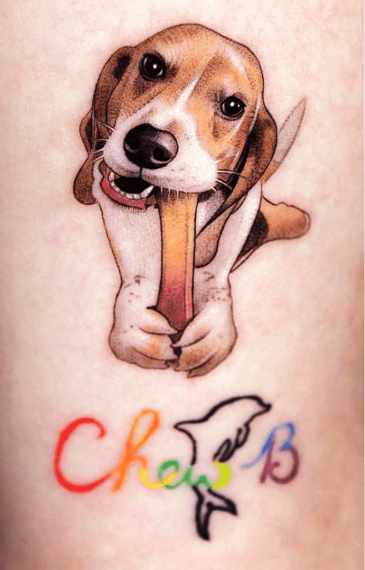 Puppy Tattoo Ink