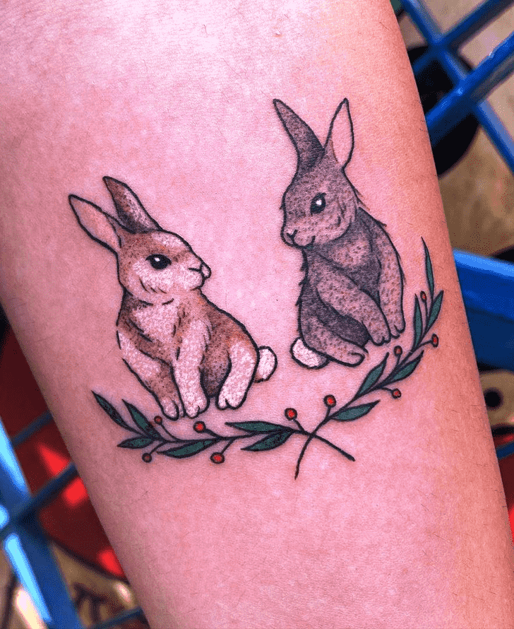 Rabbit Tattoo Design Image