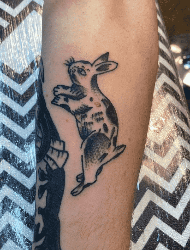 Rabbit Tattoo Shot