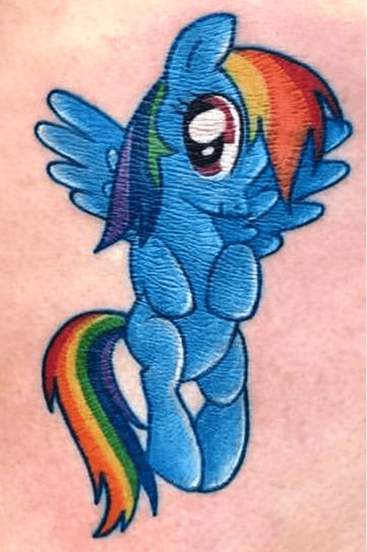 Rainbow Dash Tattoo Ink